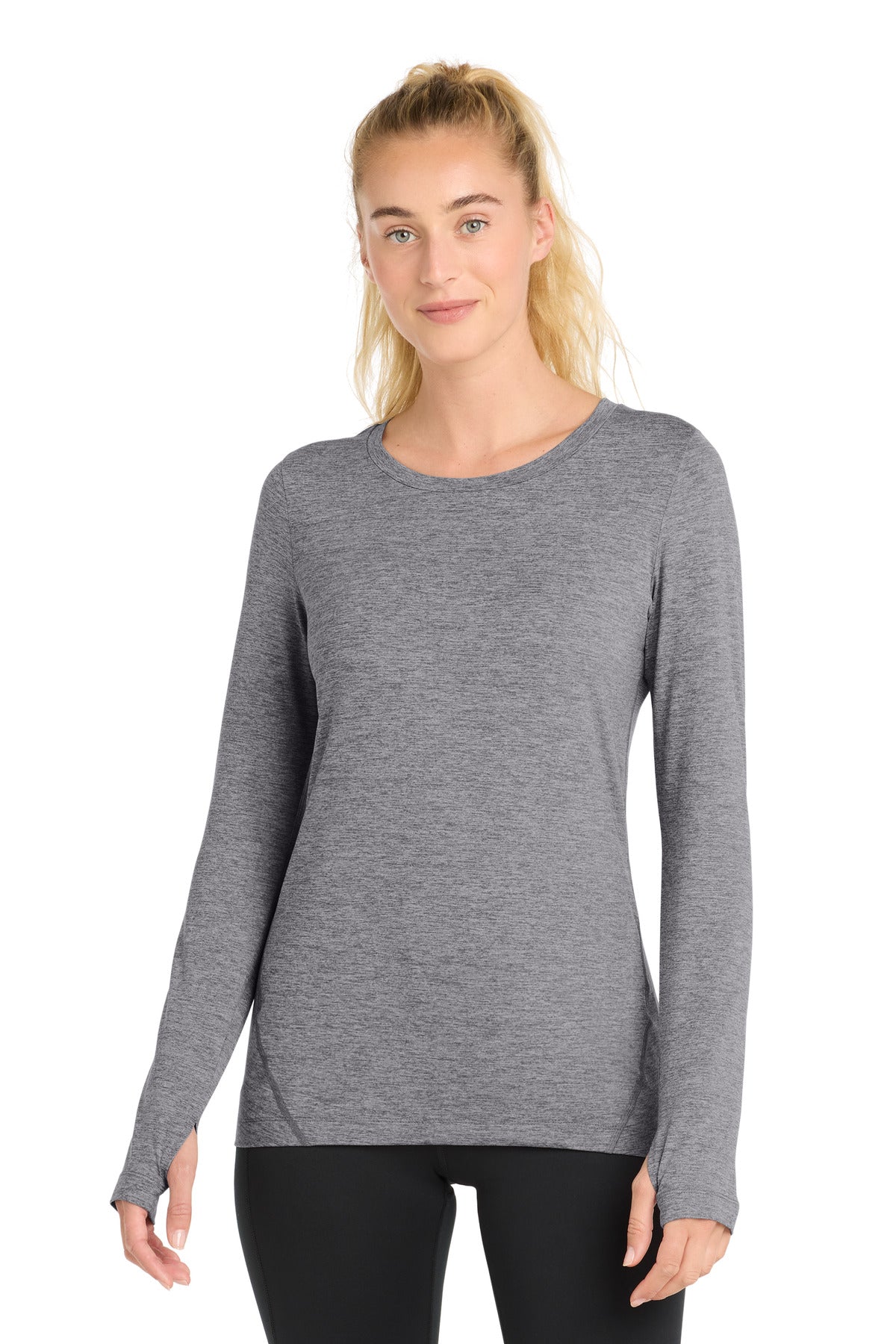 Sport-Tek Women's Exchange 1.5 Long Sleeve Crew LST710