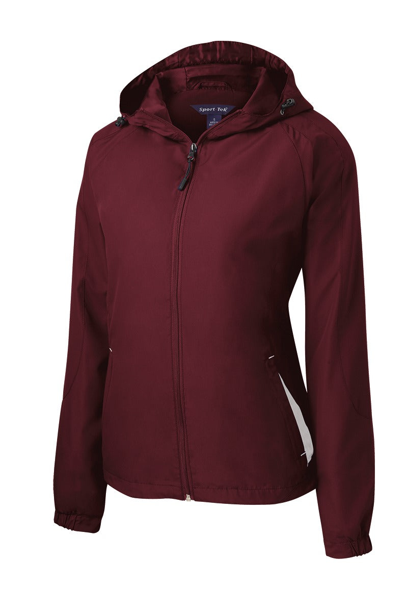 Sport-Tek Women's Colorblock Hooded Raglan Jacket LST76