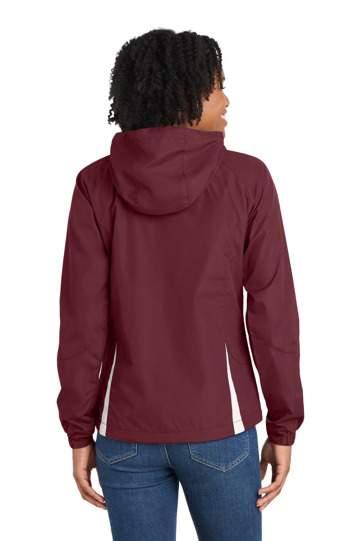 Sport-Tek Women's Colorblock Hooded Raglan Jacket LST76