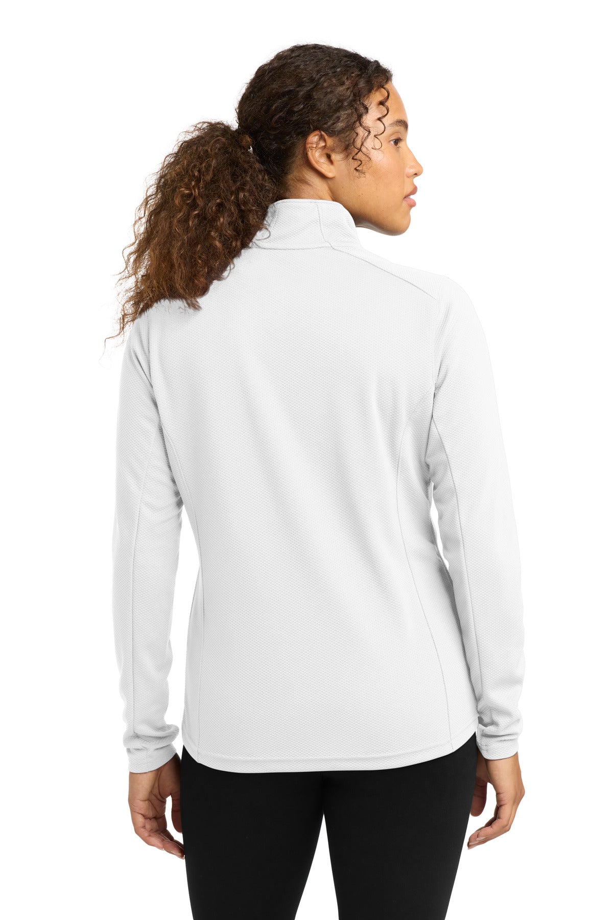 Sport-Tek Women's Sport-Wick Textured 1/4-Zip Pullover LST860
