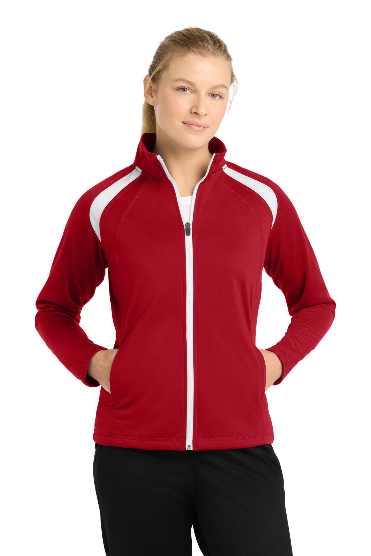 Sport-Tek Women's Tricot Track Jacket LST90