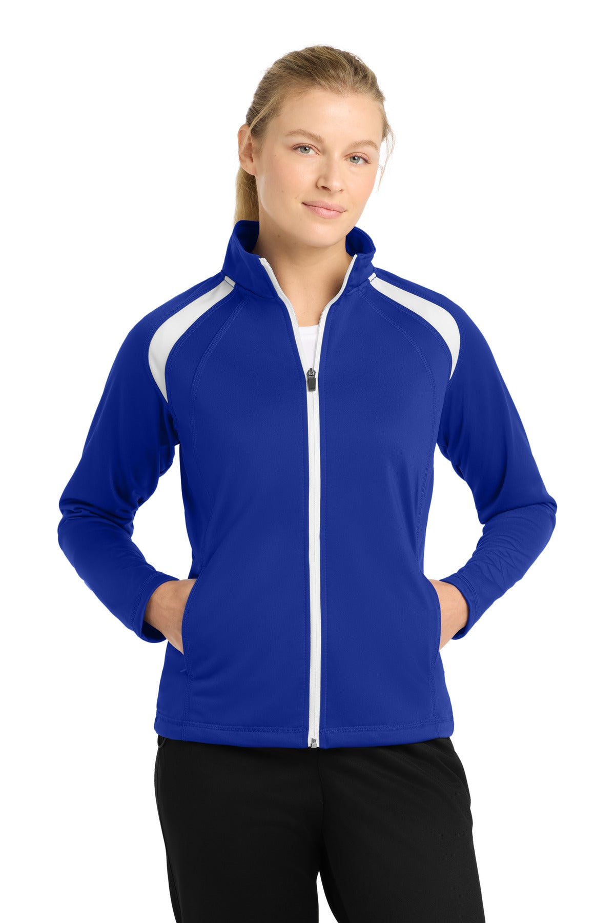 Sport-Tek Women's Tricot Track Jacket LST90