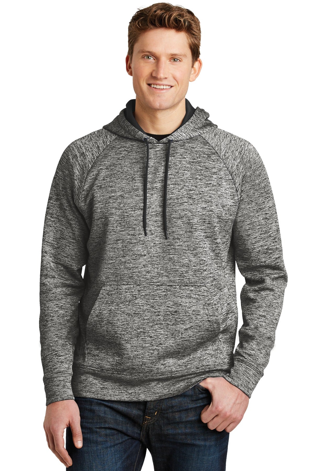 Sport-Tek PosiCharge Electric Heather Fleece Hooded Pullover ST225