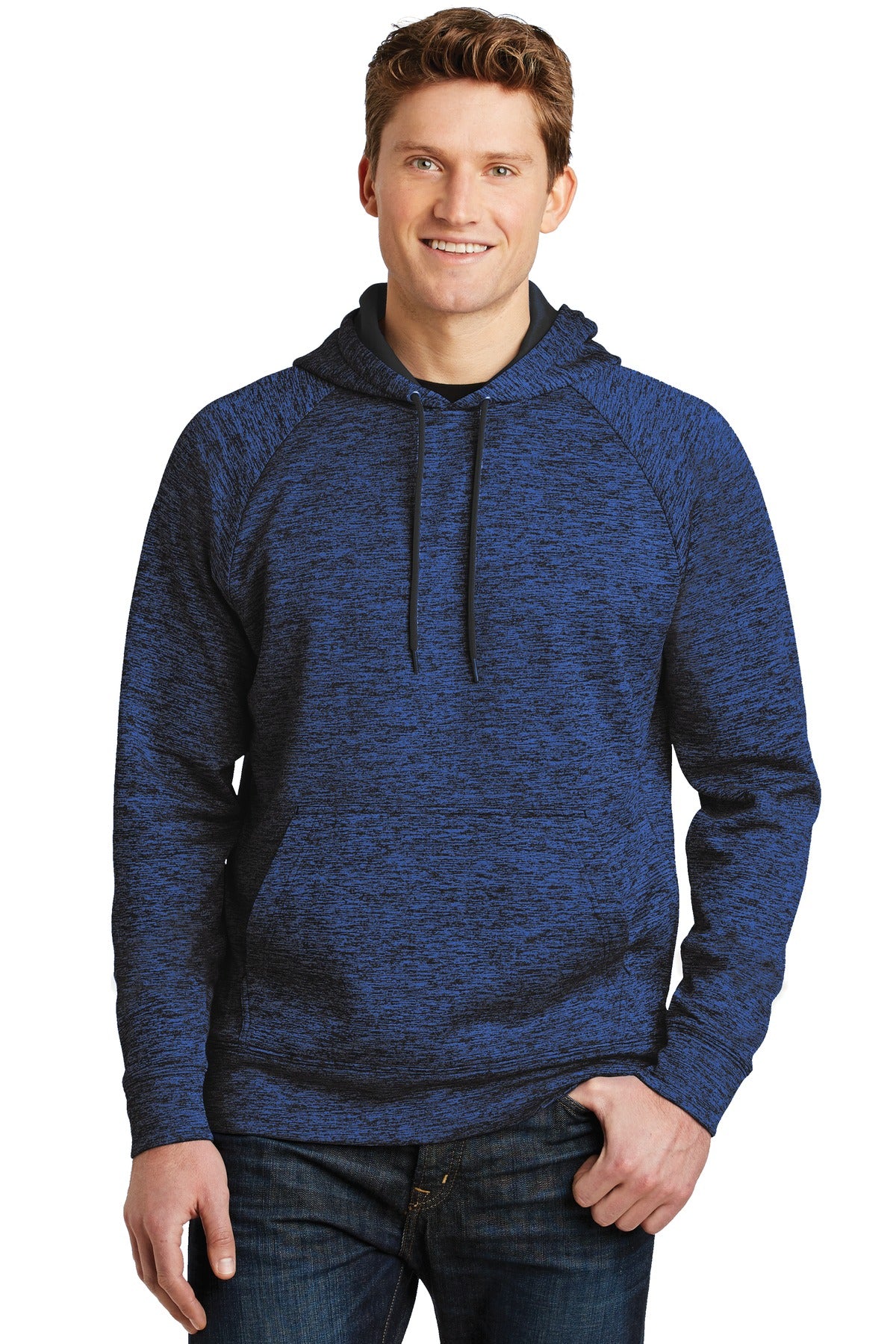 Sport-Tek PosiCharge Electric Heather Fleece Hooded Pullover ST225