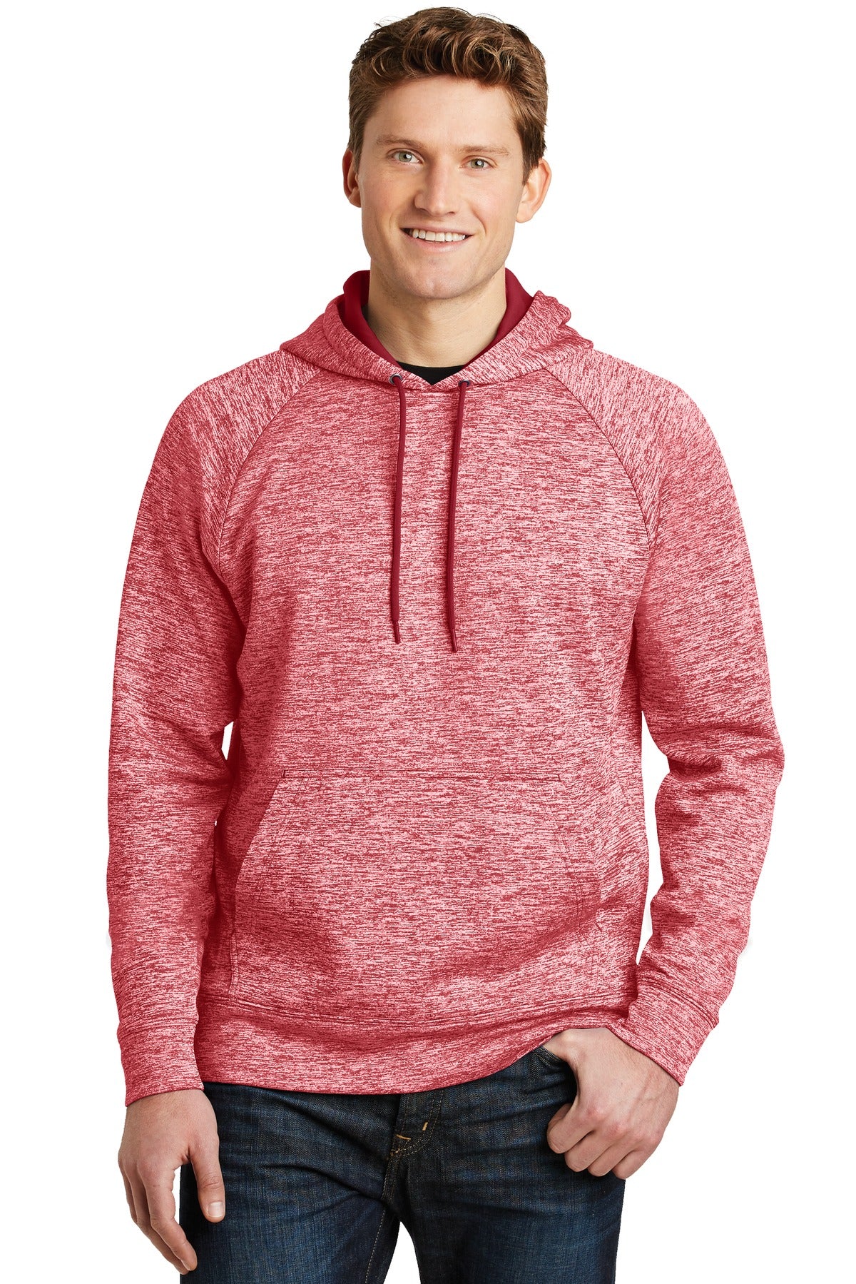 Sport-Tek PosiCharge Electric Heather Fleece Hooded Pullover ST225