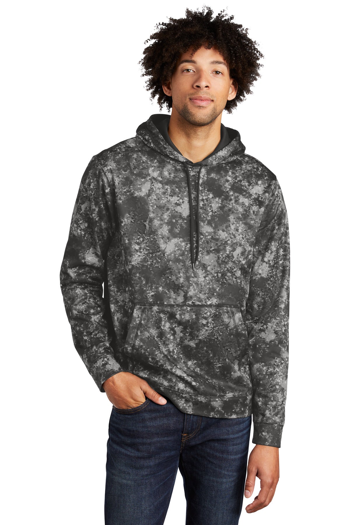 Sport-Tek Sport-Wick Mineral Freeze Fleece Hooded Pullover ST230