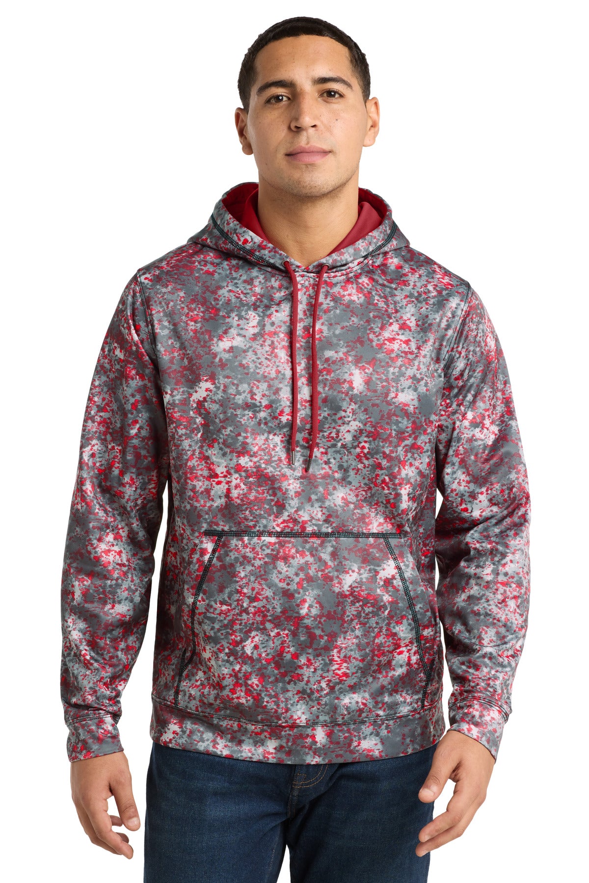 Sport-Tek Sport-Wick Mineral Freeze Fleece Hooded Pullover ST230