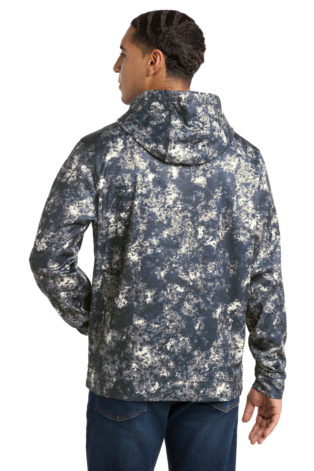 Sport-Tek Sport-Wick Mineral Freeze Fleece Hooded Pullover ST230