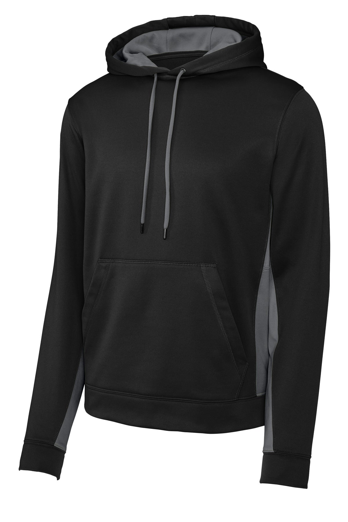 Sport-Tek Sport-Wick Fleece Colorblock Hooded Pullover ST235