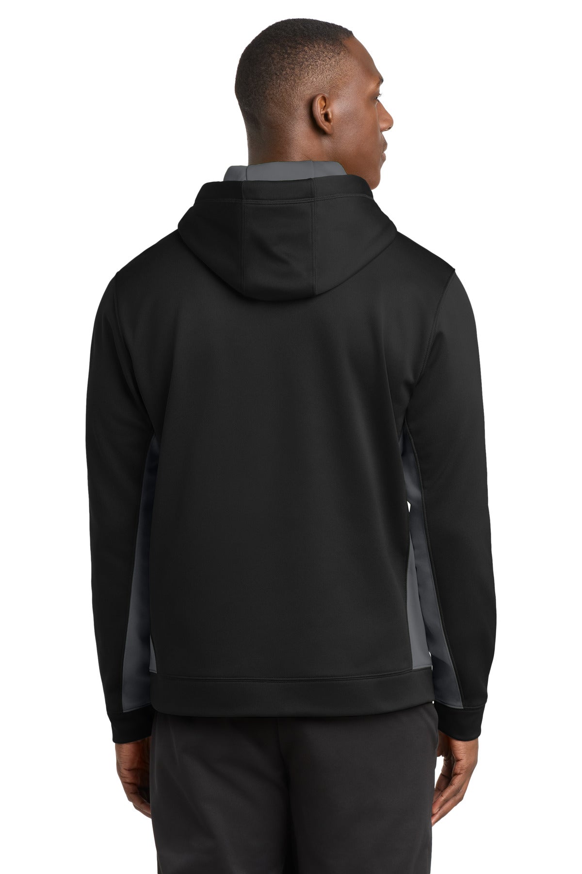 Sport-Tek Sport-Wick Fleece Colorblock Hooded Pullover ST235