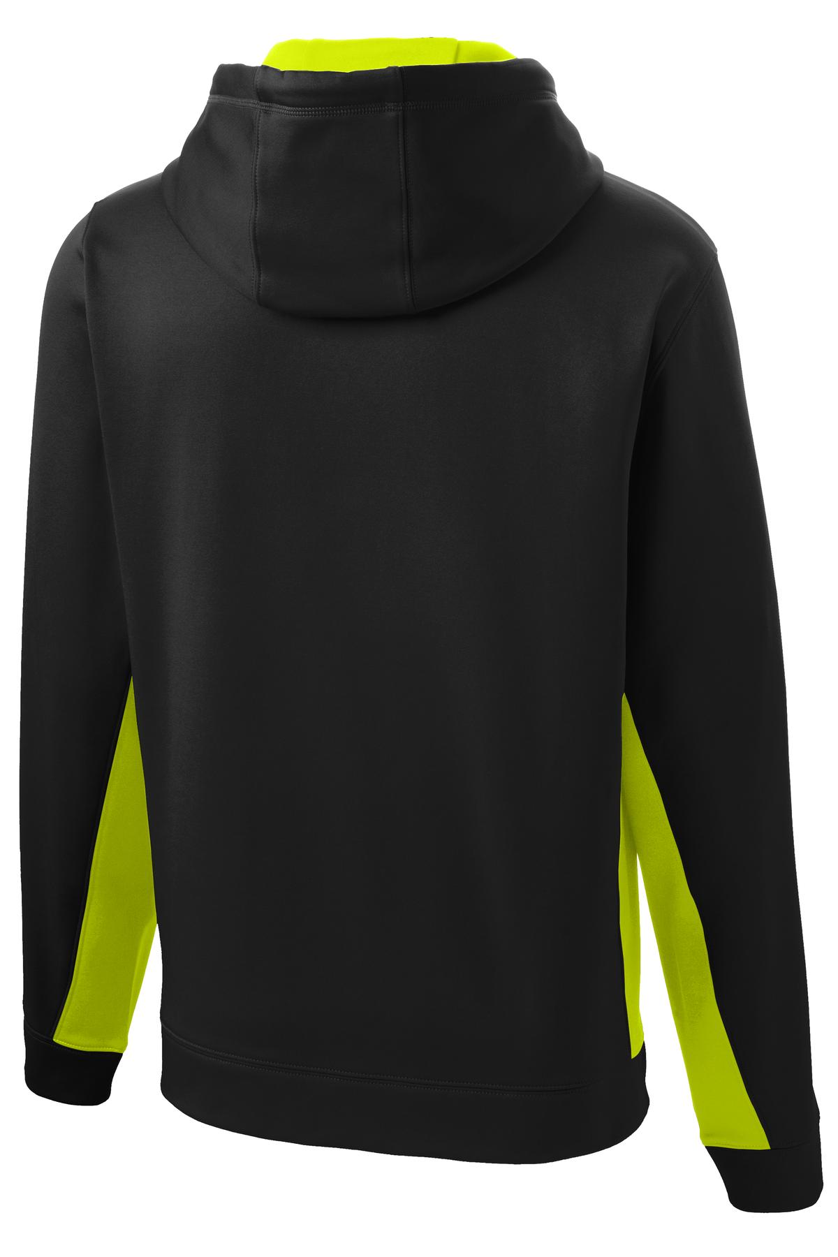 Sport-Tek Sport-Wick Fleece Colorblock Hooded Pullover ST235