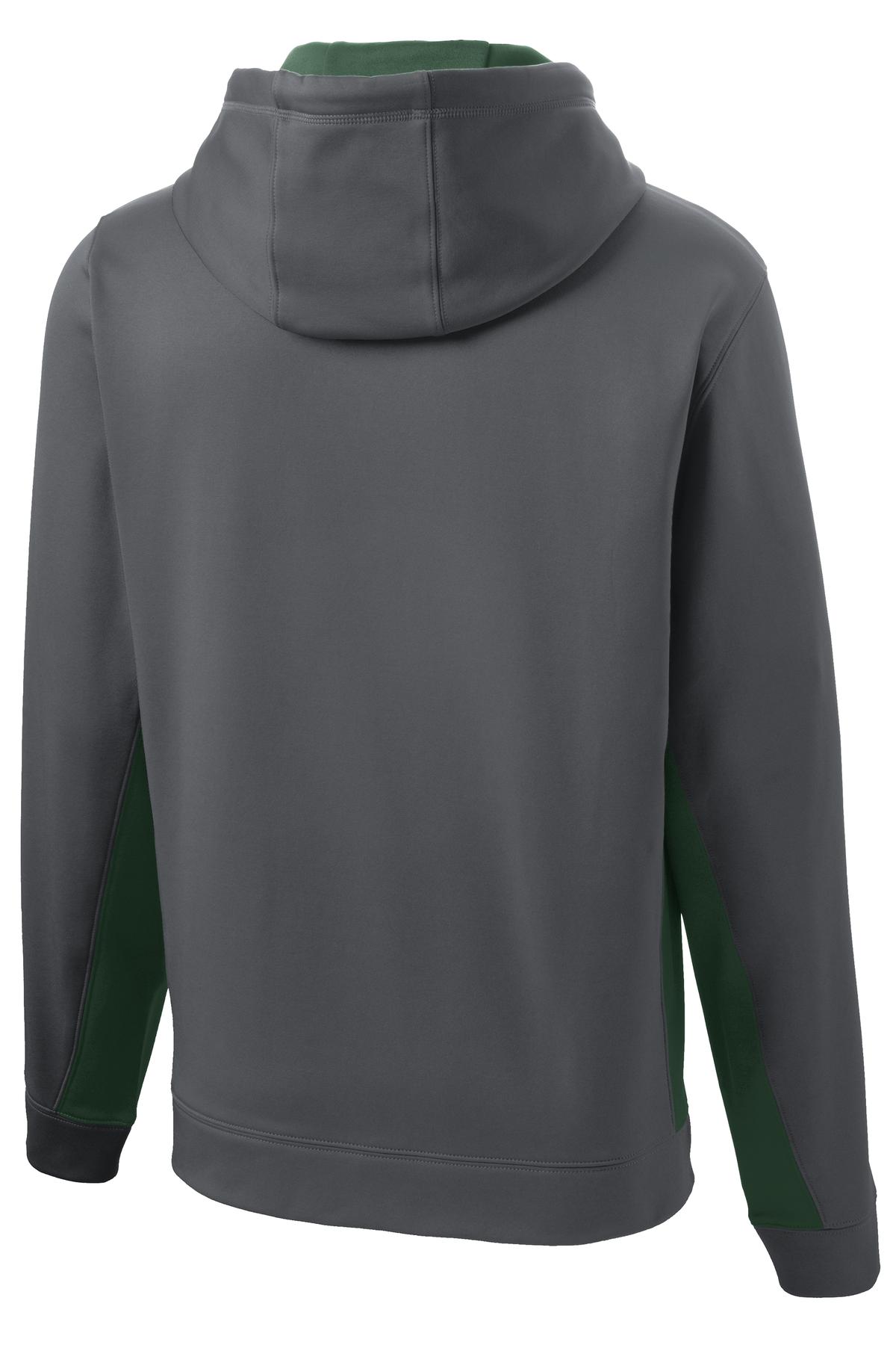 Sport-Tek Sport-Wick Fleece Colorblock Hooded Pullover ST235