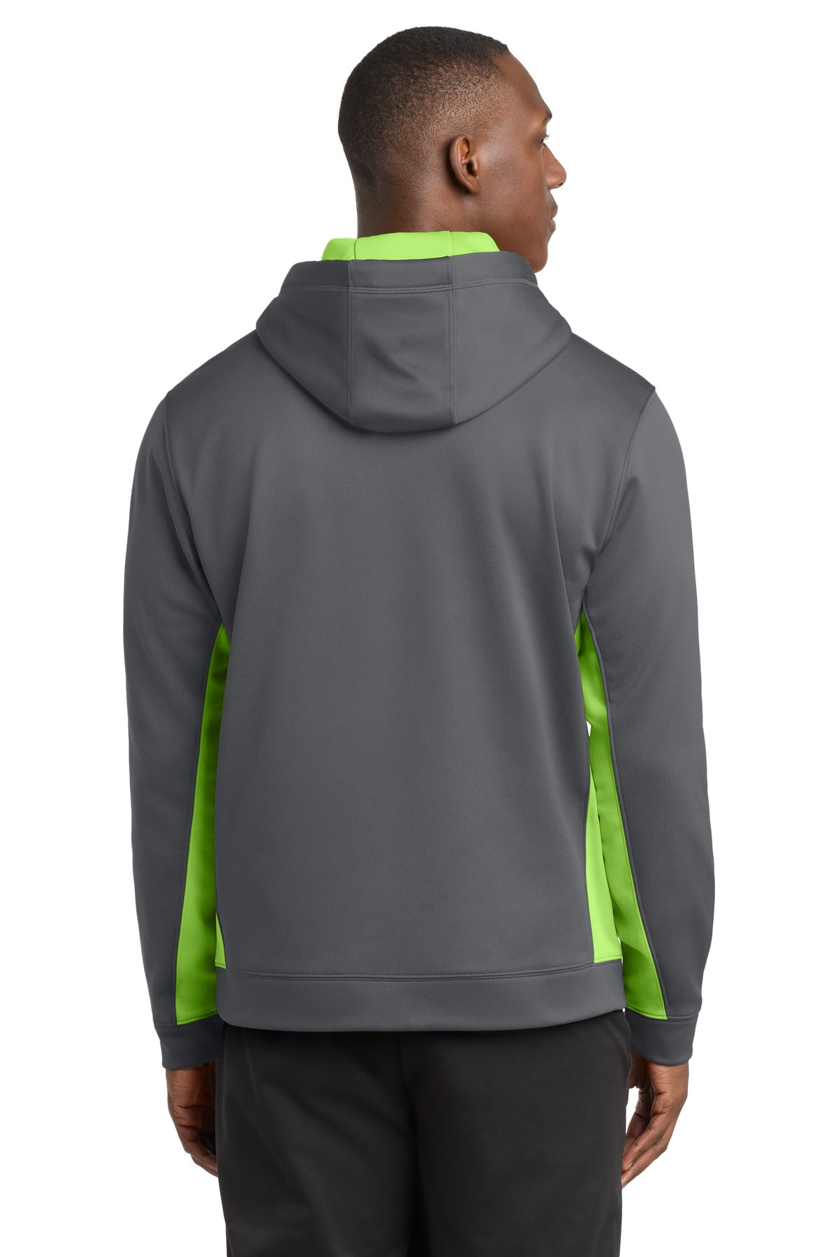 Sport-Tek Sport-Wick Fleece Colorblock Hooded Pullover ST235