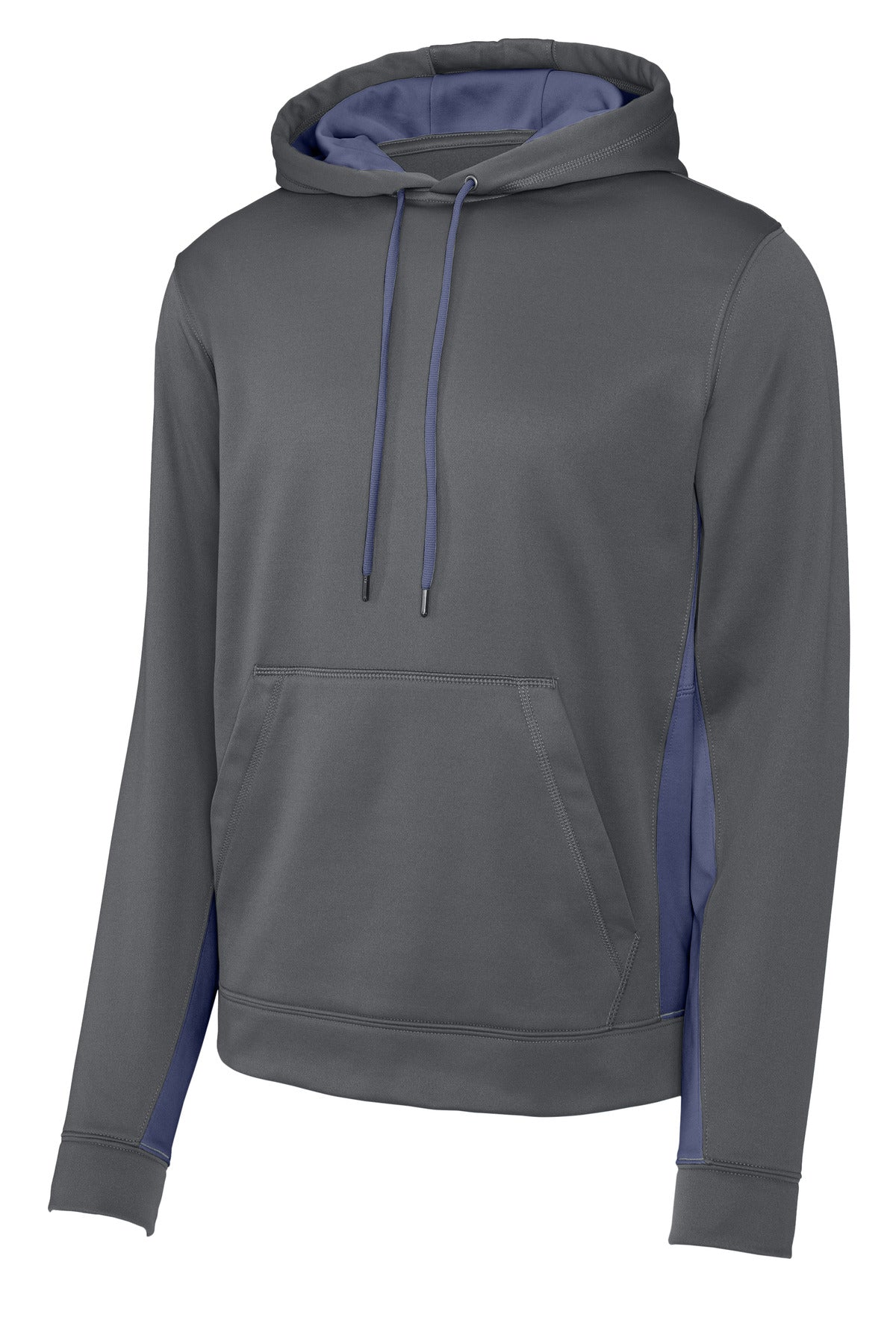 Sport-Tek Sport-Wick Fleece Colorblock Hooded Pullover ST235