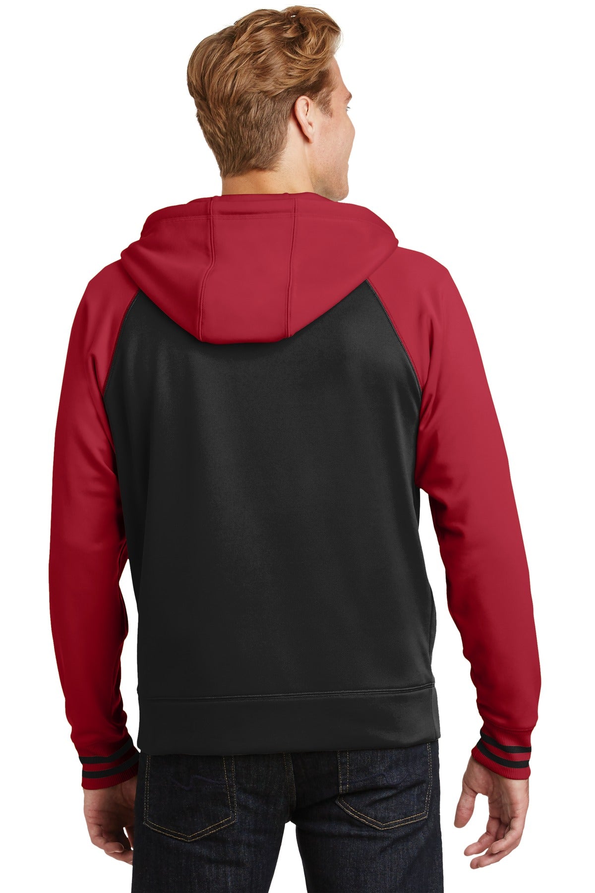 Sport-Tek Sport-Wick Varsity Fleece Full-Zip Hooded Jacket ST236