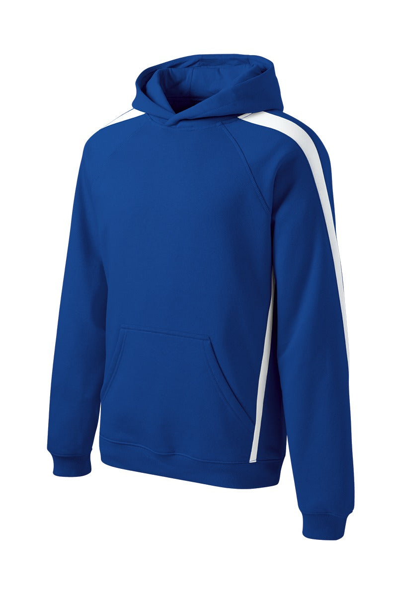 Sport-Tek Sleeve Stripe Pullover Hooded Sweatshirt ST265