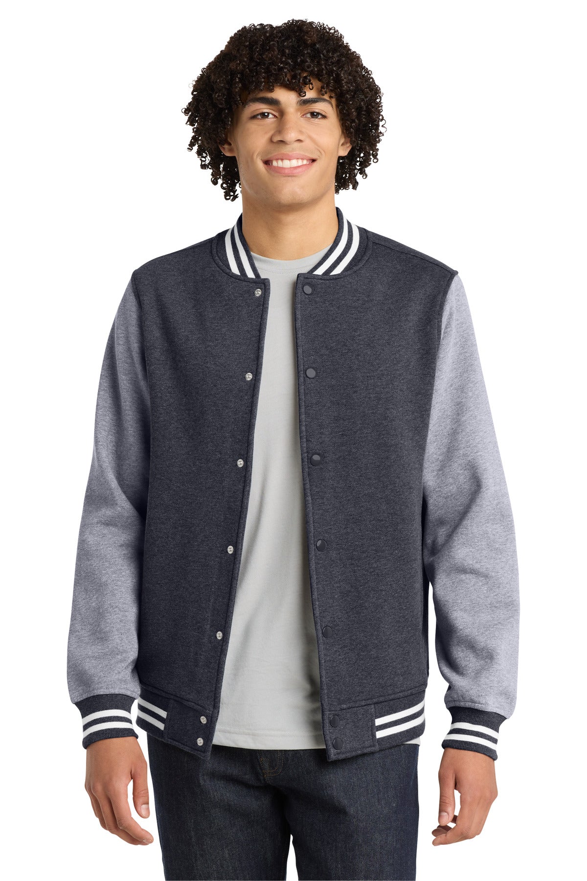 Sport-Tek Fleece Letterman Jacket ST270