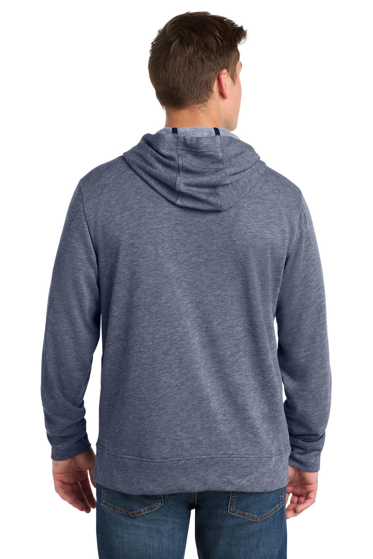 Sport-Tek PosiCharge Tri-Blend Wicking Fleece Full-Zip Hooded Jacket ST293