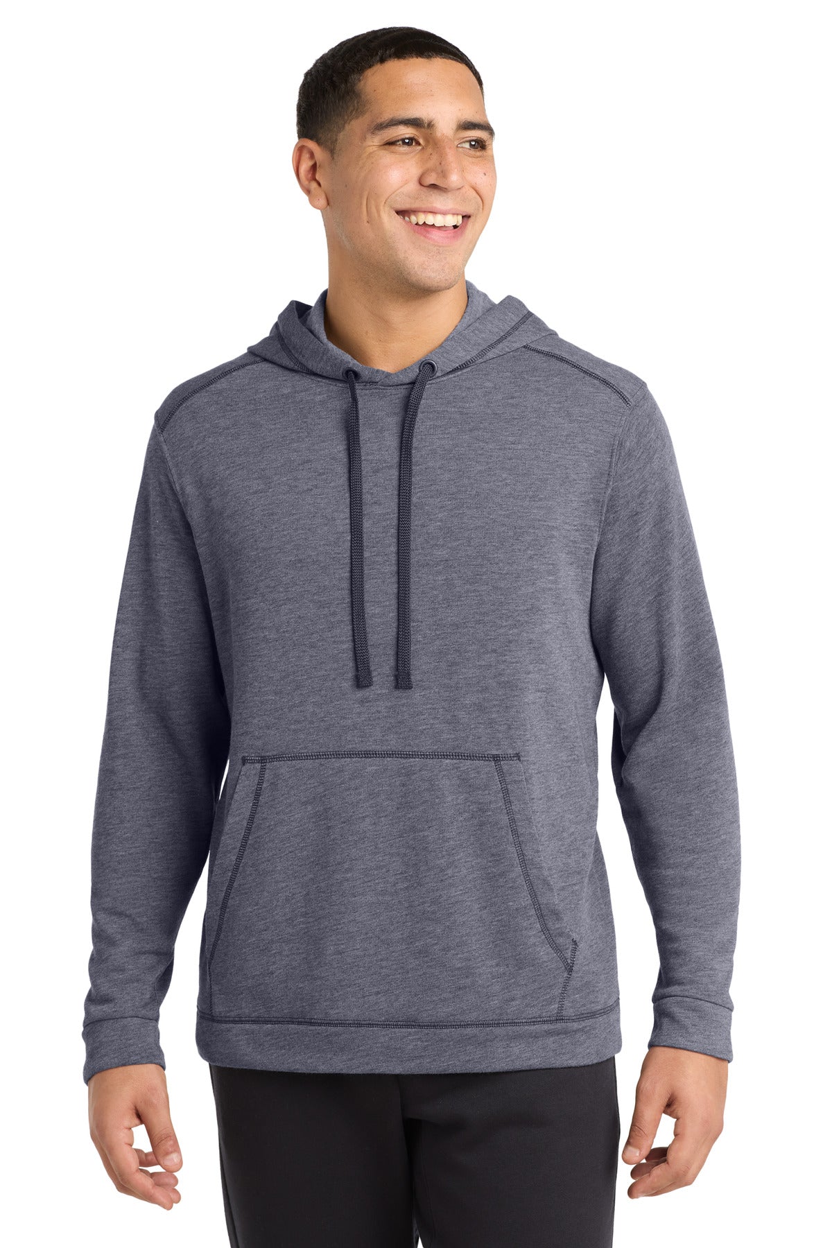 Sport-Tek PosiCharge Tri-Blend Wicking Fleece Hooded Pullover ST296