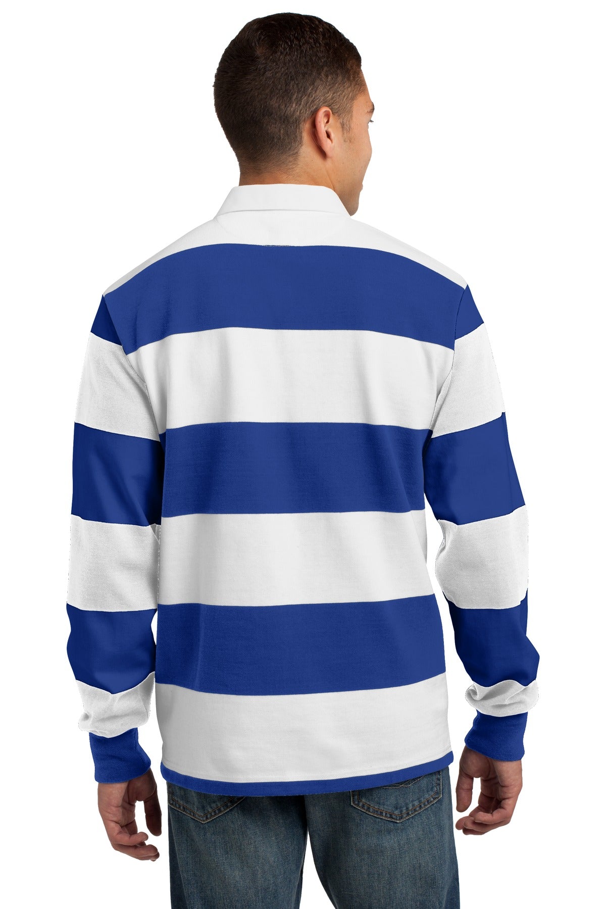Sport-Tek Classic Long Sleeve Rugby Polo ST301