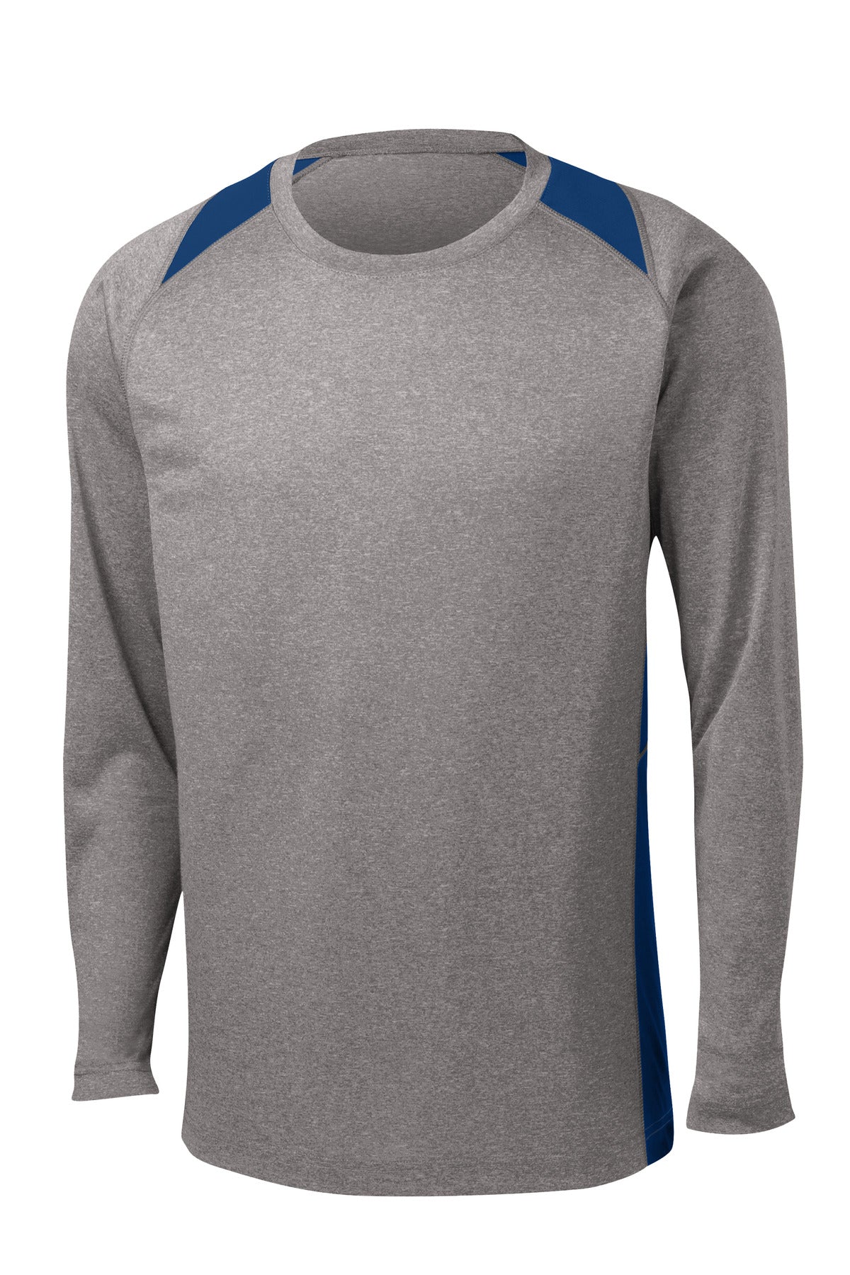 Sport-Tek Long Sleeve Heather Colorblock Contender Tee ST361LS