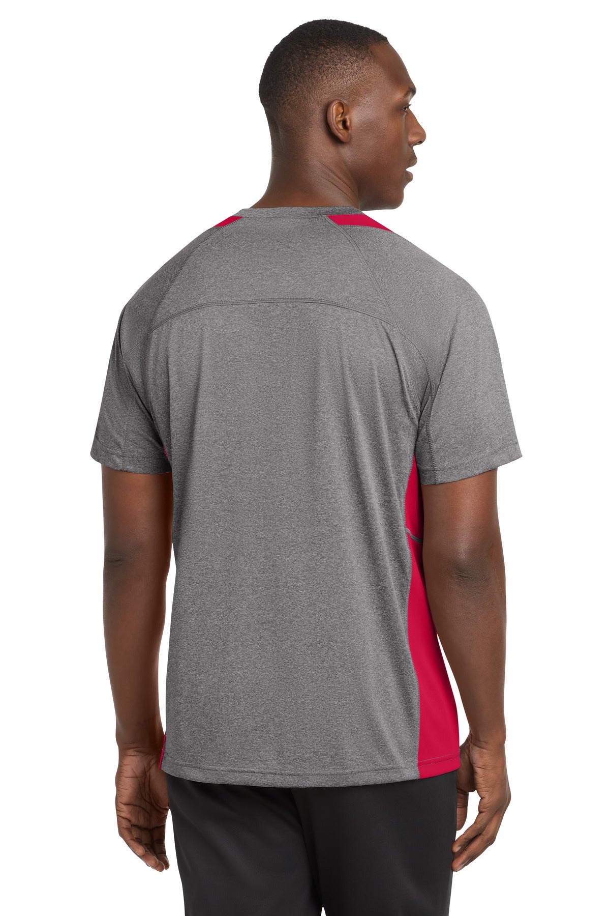 Sport-Tek Heather Colorblock Contender Tee ST361