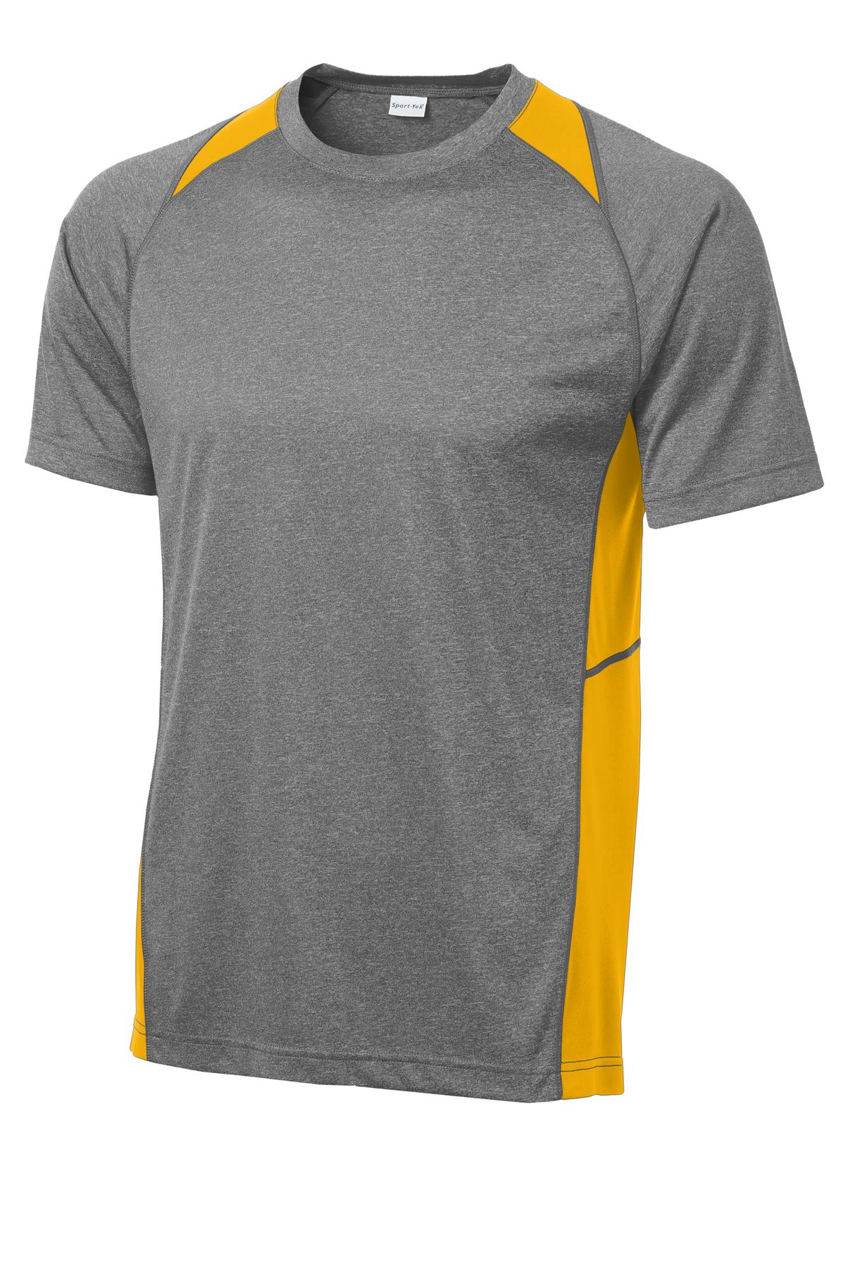 Sport-Tek Heather Colorblock Contender Tee ST361