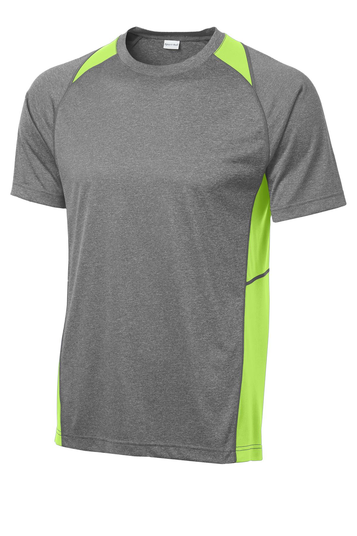 Sport-Tek Heather Colorblock Contender Tee ST361