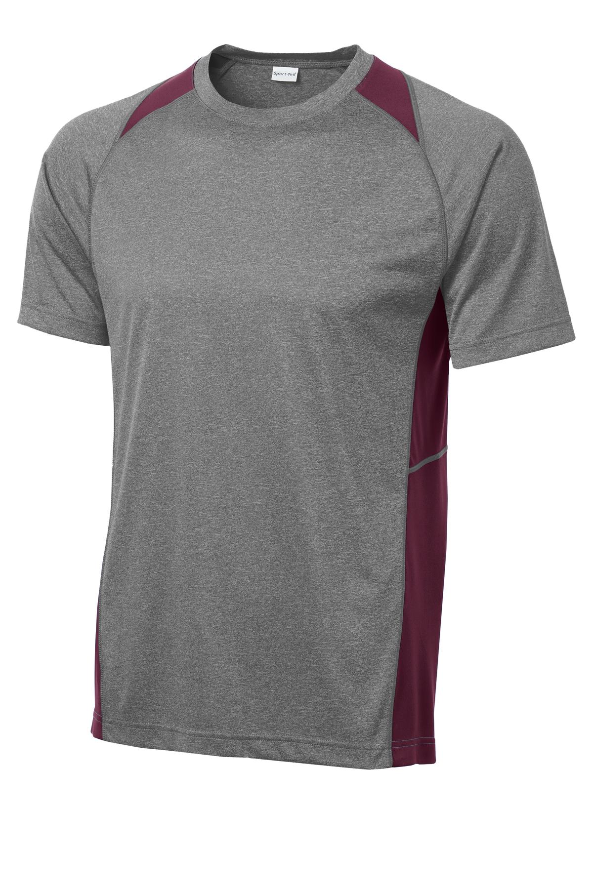 Sport-Tek Heather Colorblock Contender Tee ST361