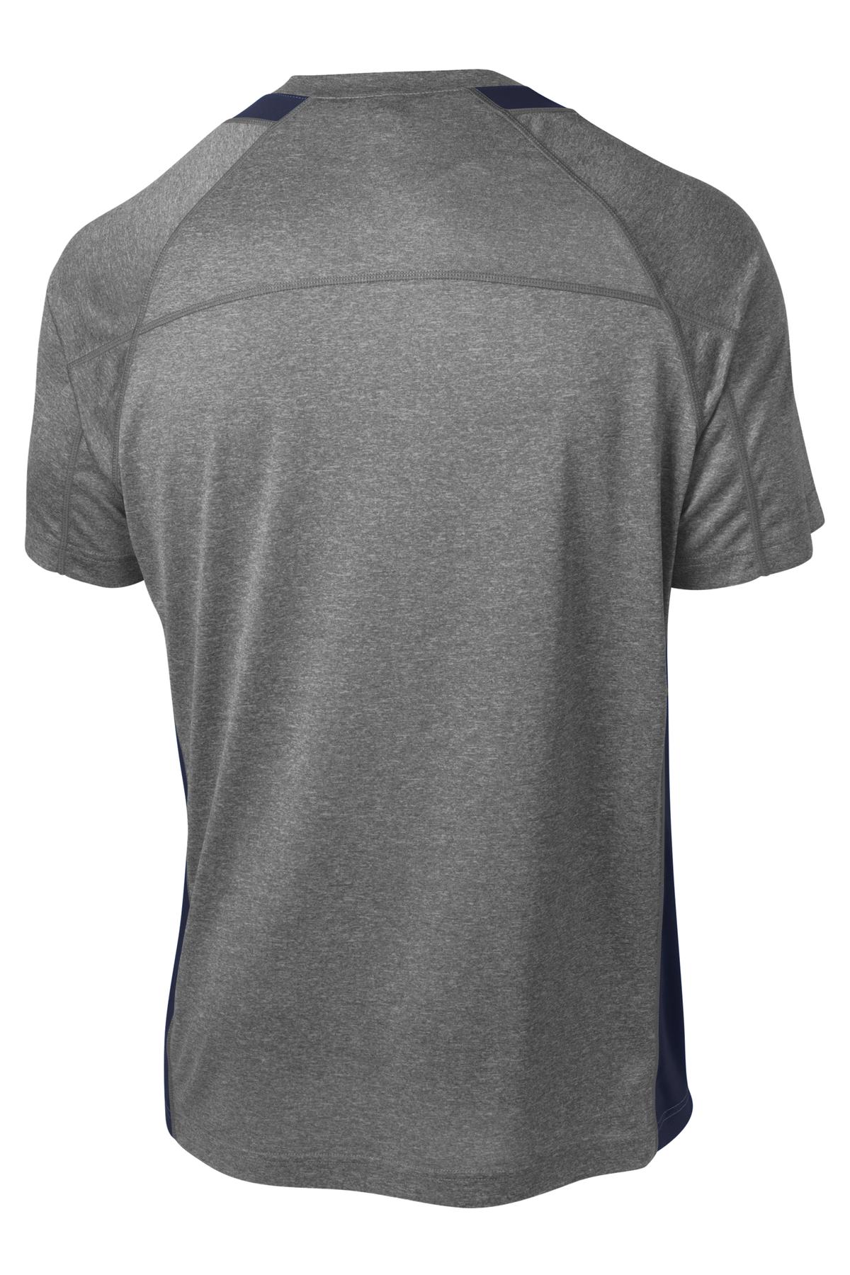 Sport-Tek Heather Colorblock Contender Tee ST361