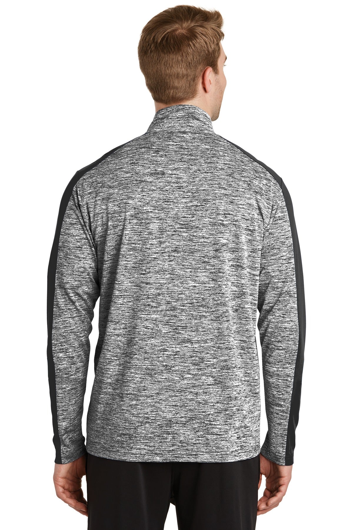 Sport-Tek PosiCharge Electric Heather Colorblock 1/4-Zip Pullover ST397