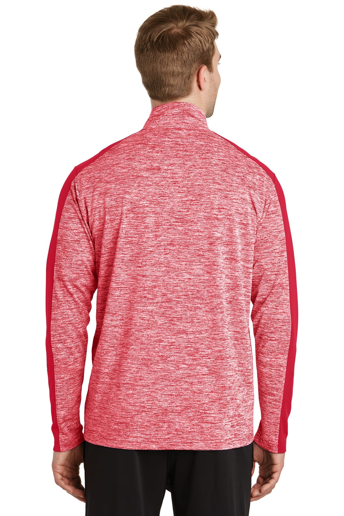 Sport-Tek PosiCharge Electric Heather Colorblock 1/4-Zip Pullover ST397