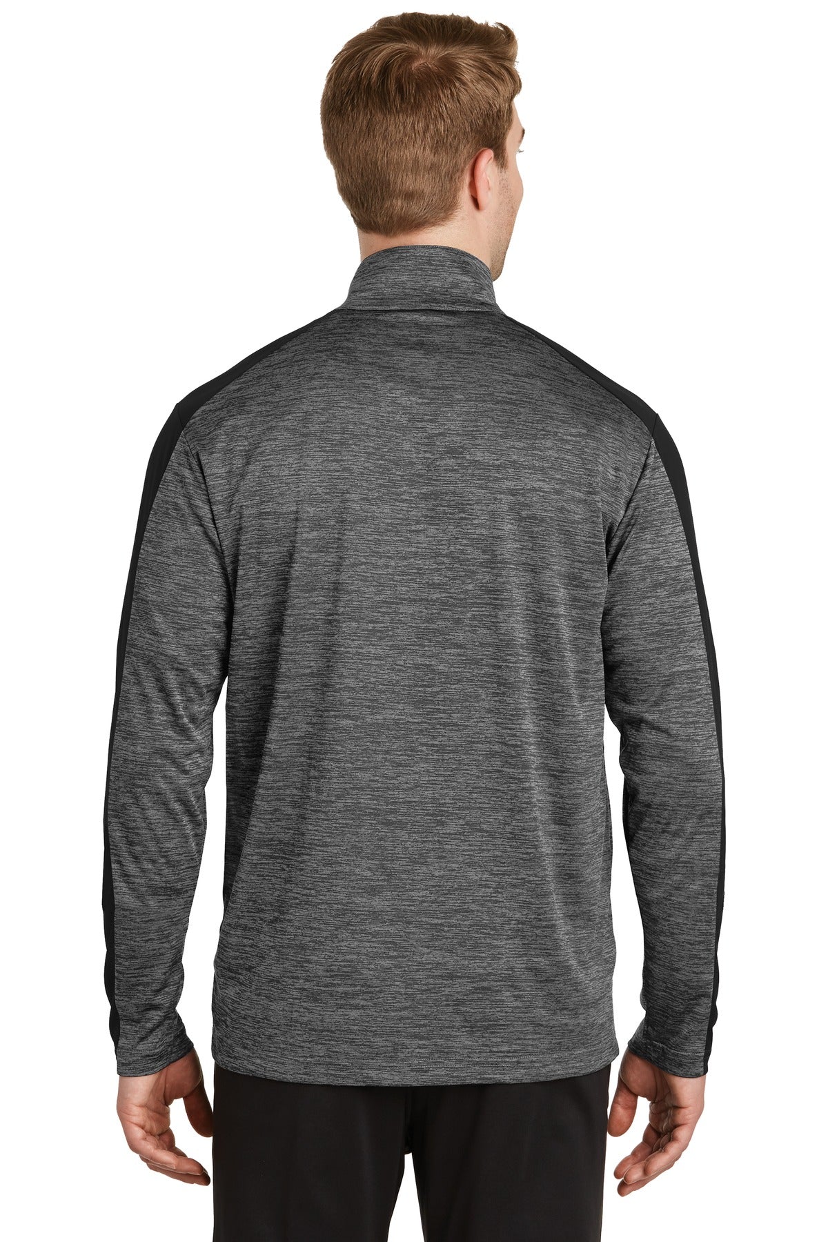 Sport-Tek PosiCharge Electric Heather Colorblock 1/4-Zip Pullover ST397