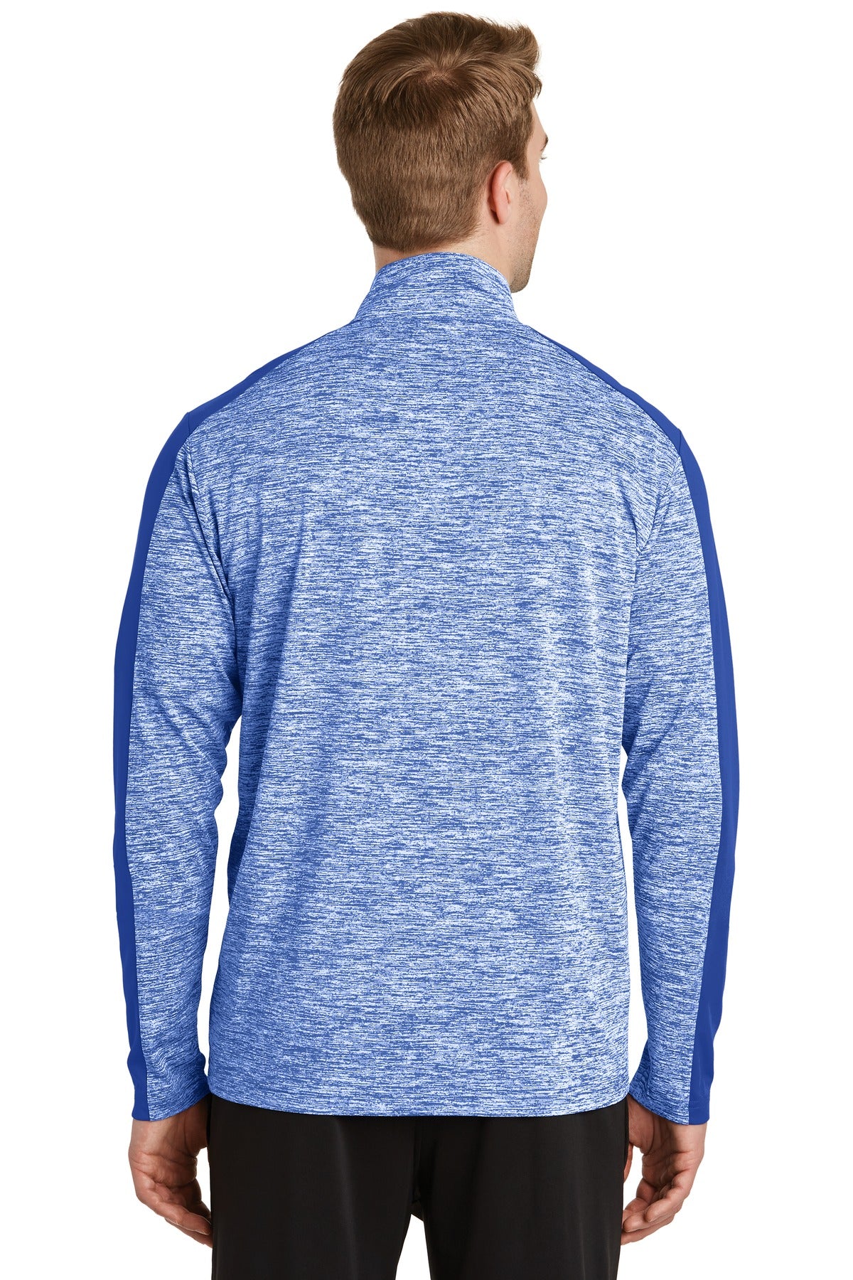Sport-Tek PosiCharge Electric Heather Colorblock 1/4-Zip Pullover ST397
