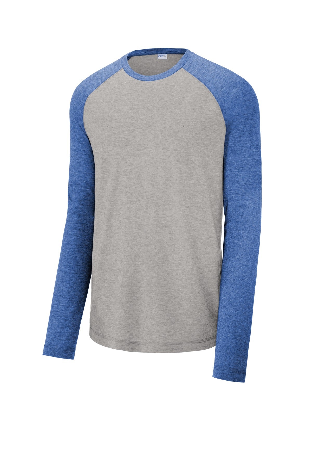 Sport-Tek PosiCharge Long Sleeve Tri-Blend Wicking Raglan Tee ST400LS