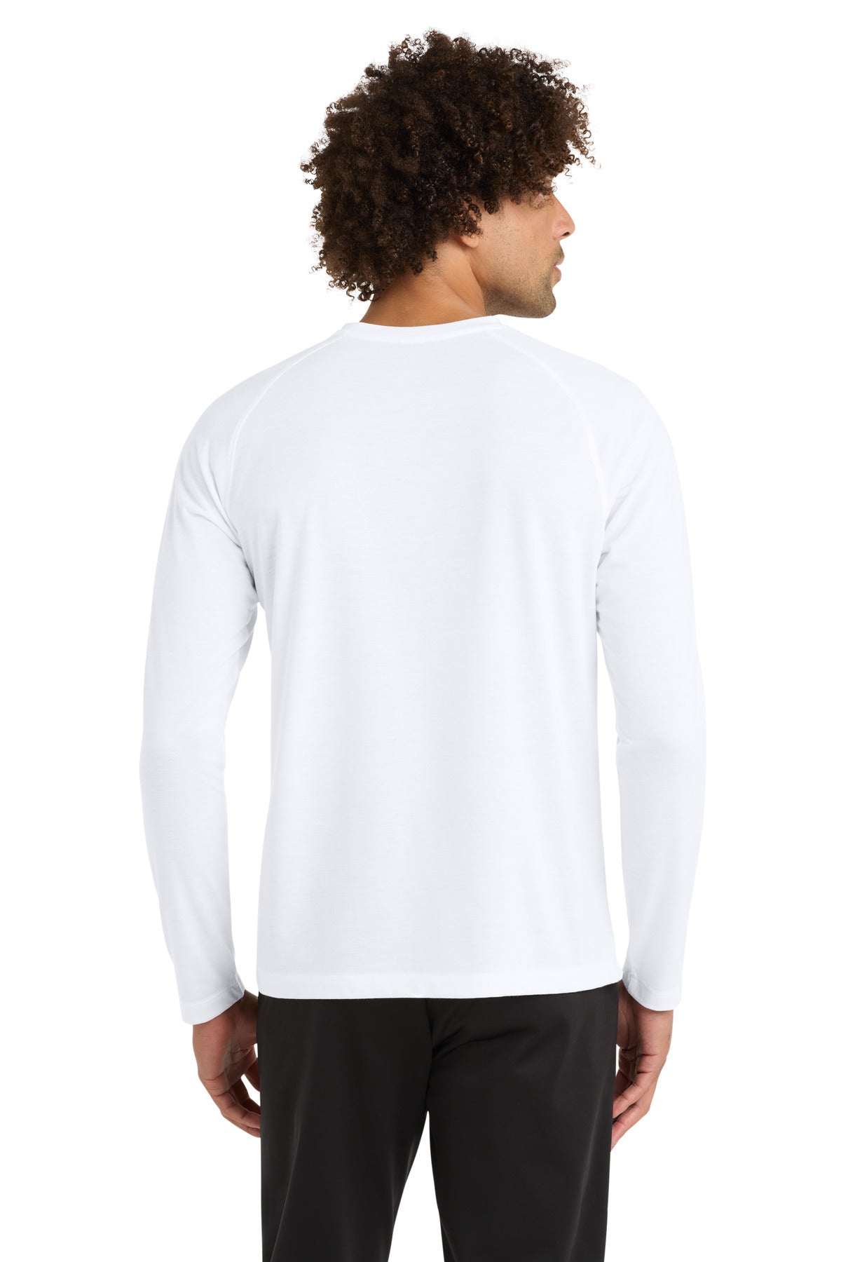 Sport-Tek PosiCharge Long Sleeve Tri-Blend Wicking Raglan Tee ST400LS