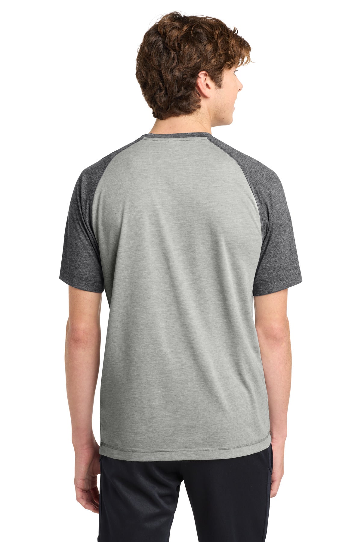 Sport-Tek PosiCharge Tri-Blend Wicking Raglan Tee ST400