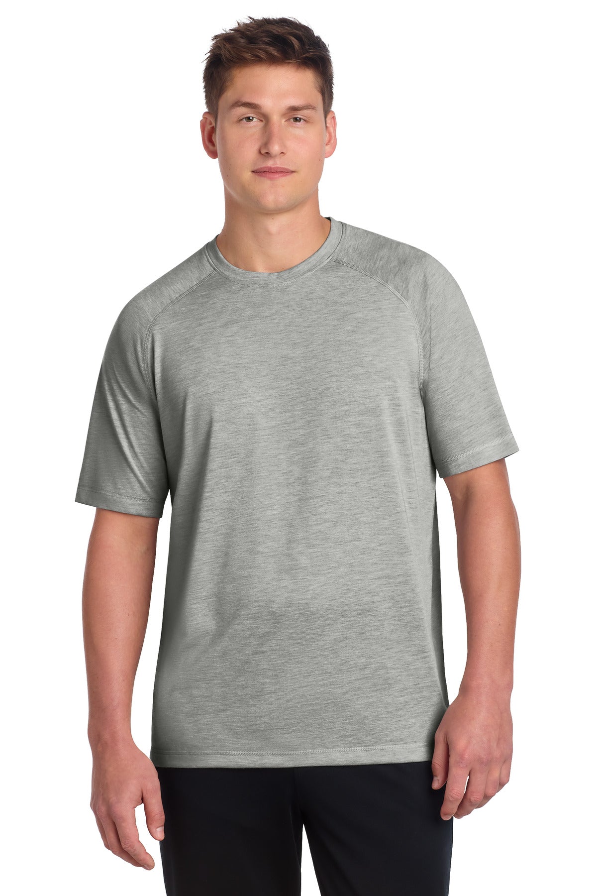 Sport-Tek PosiCharge Tri-Blend Wicking Raglan Tee ST400