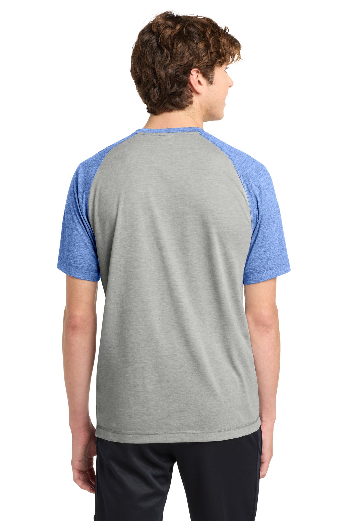 Sport-Tek PosiCharge Tri-Blend Wicking Raglan Tee ST400