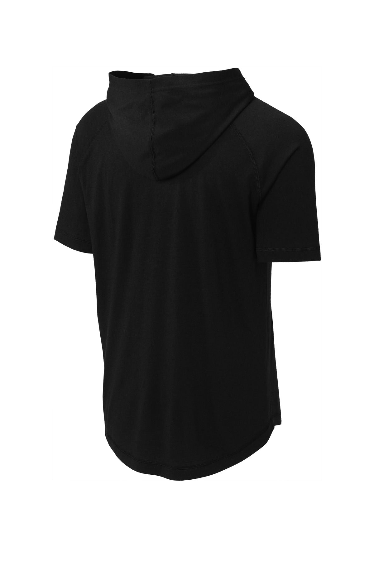Sport-Tek PosiCharge Tri-Blend Wicking Short Sleeve Hoodie ST404