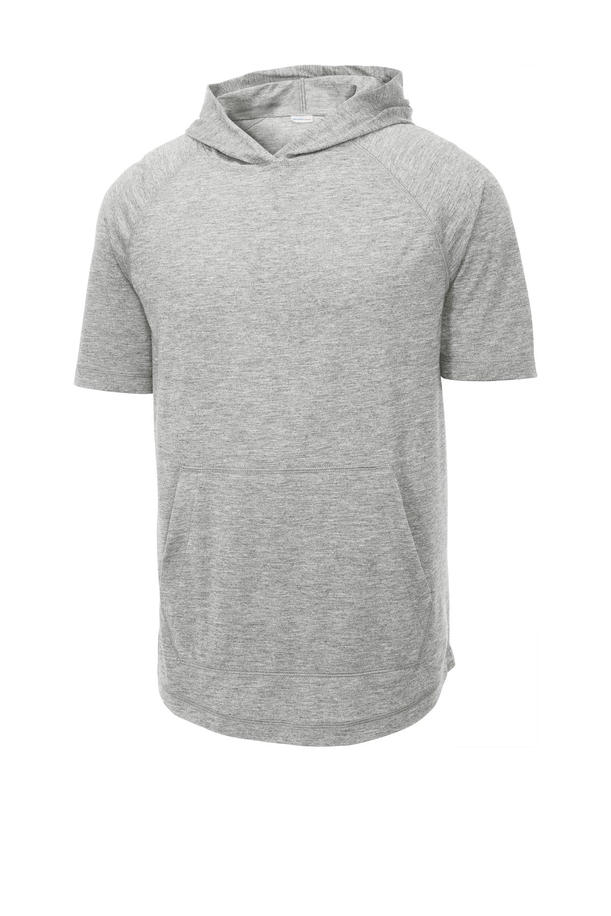 Sport-Tek PosiCharge Tri-Blend Wicking Short Sleeve Hoodie ST404
