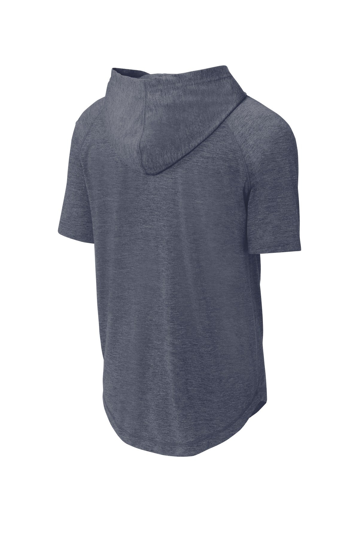 Sport-Tek PosiCharge Tri-Blend Wicking Short Sleeve Hoodie ST404