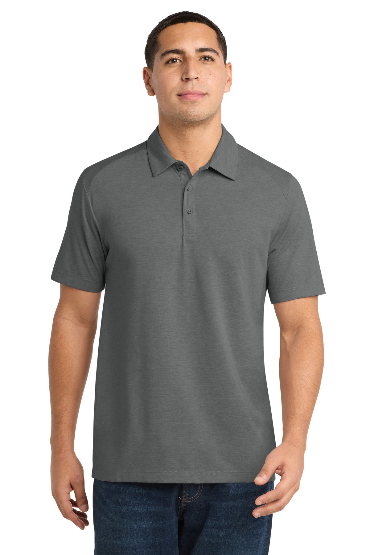 Sport-Tek PosiCharge Tri-Blend Wicking Polo ST405