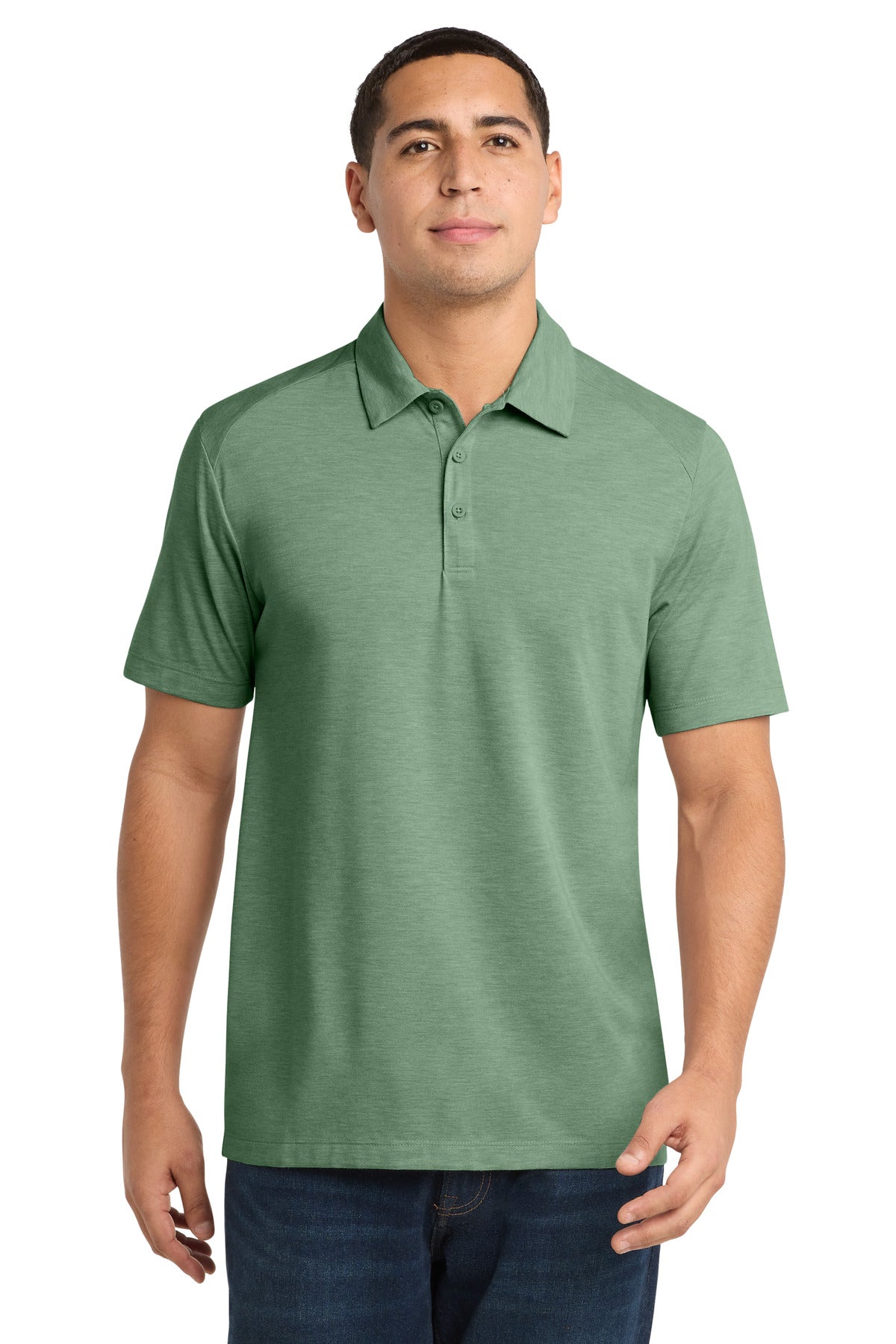 Sport-Tek PosiCharge Tri-Blend Wicking Polo ST405