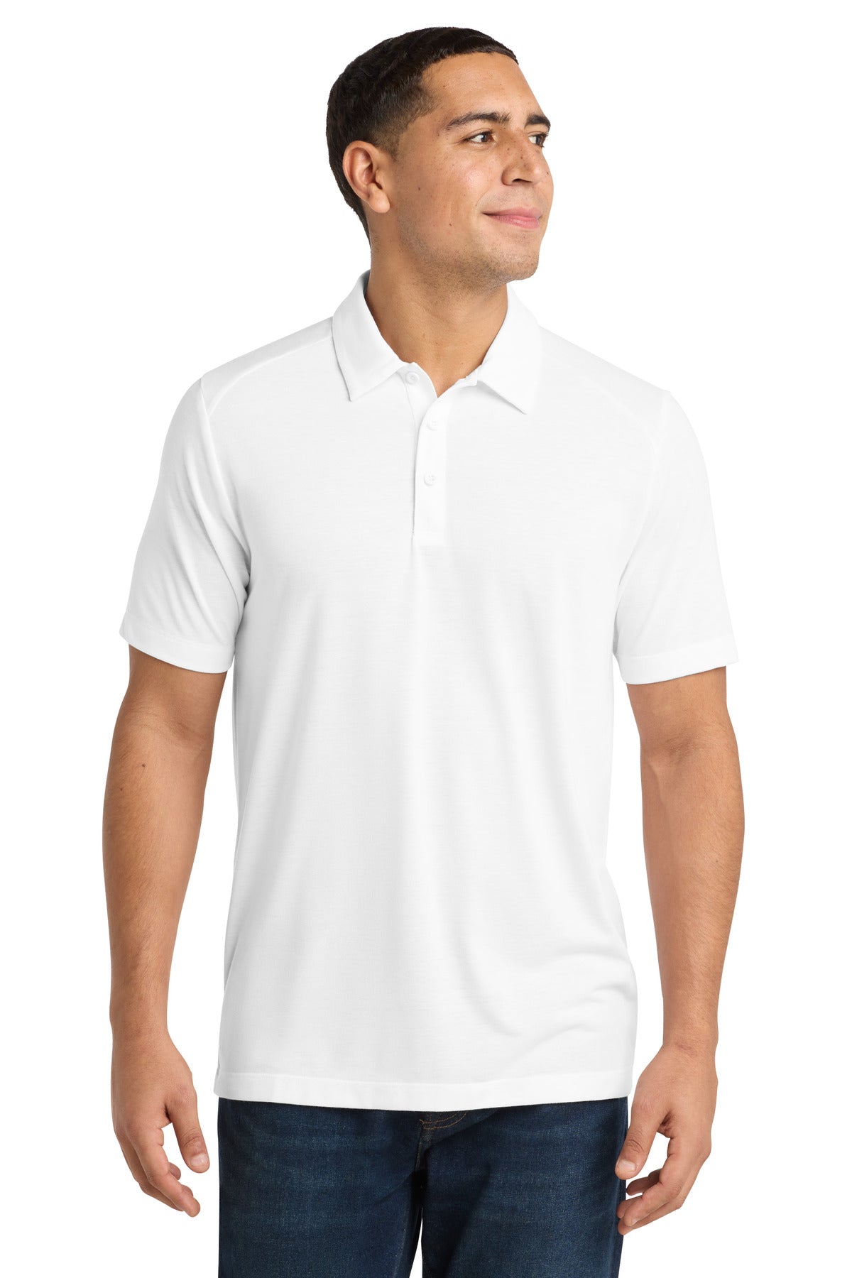 Sport-Tek PosiCharge Tri-Blend Wicking Polo ST405