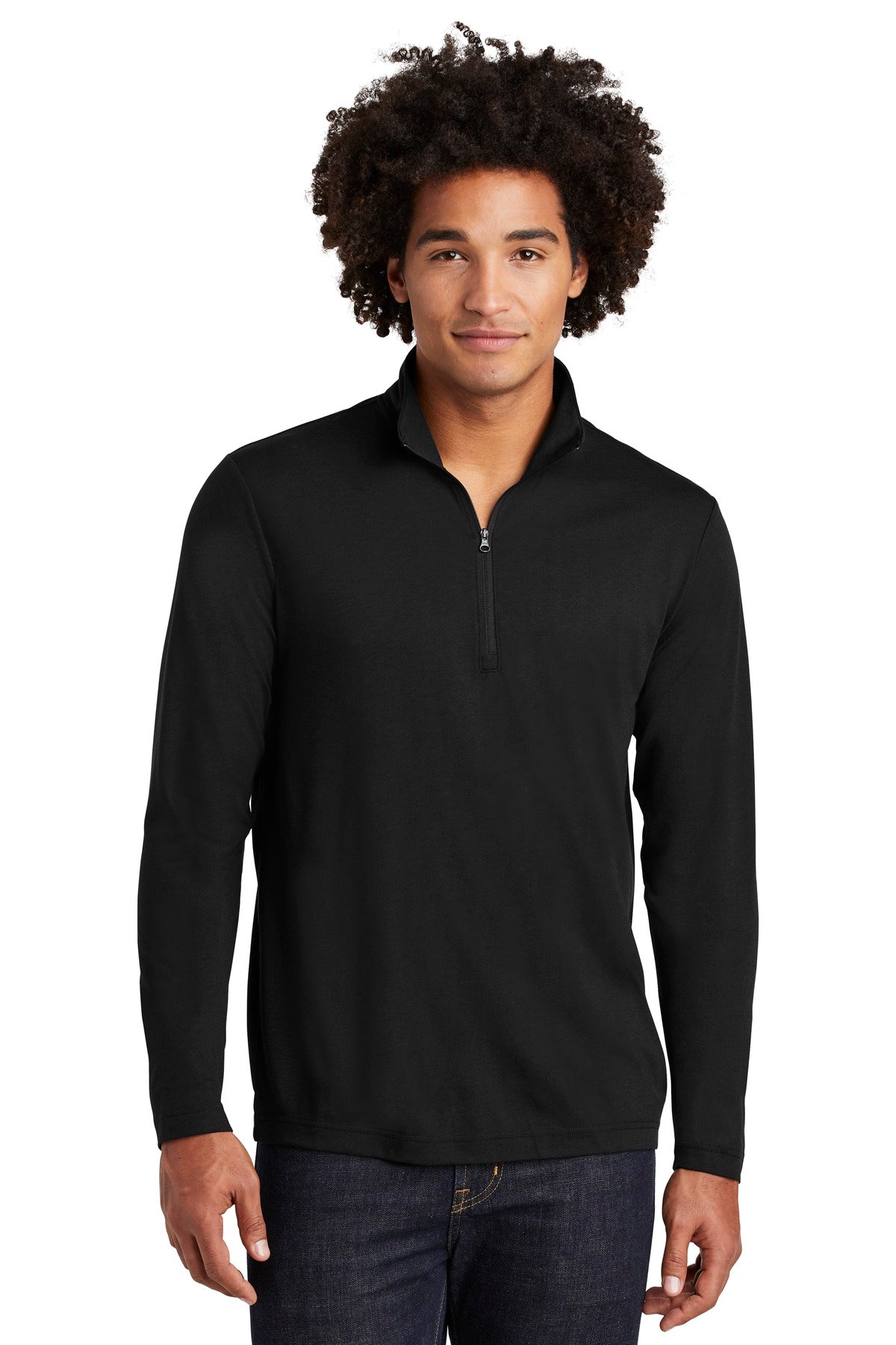Sport-Tek PosiCharge Tri-Blend Wicking 1/4-Zip Pullover ST407