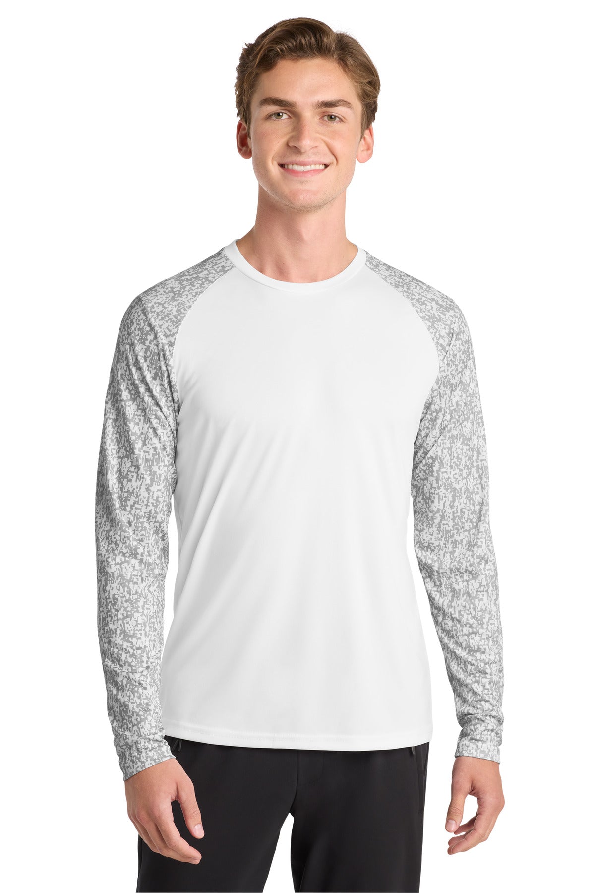 Sport-Tek Long Sleeve Digi Camo Tee ST460LS