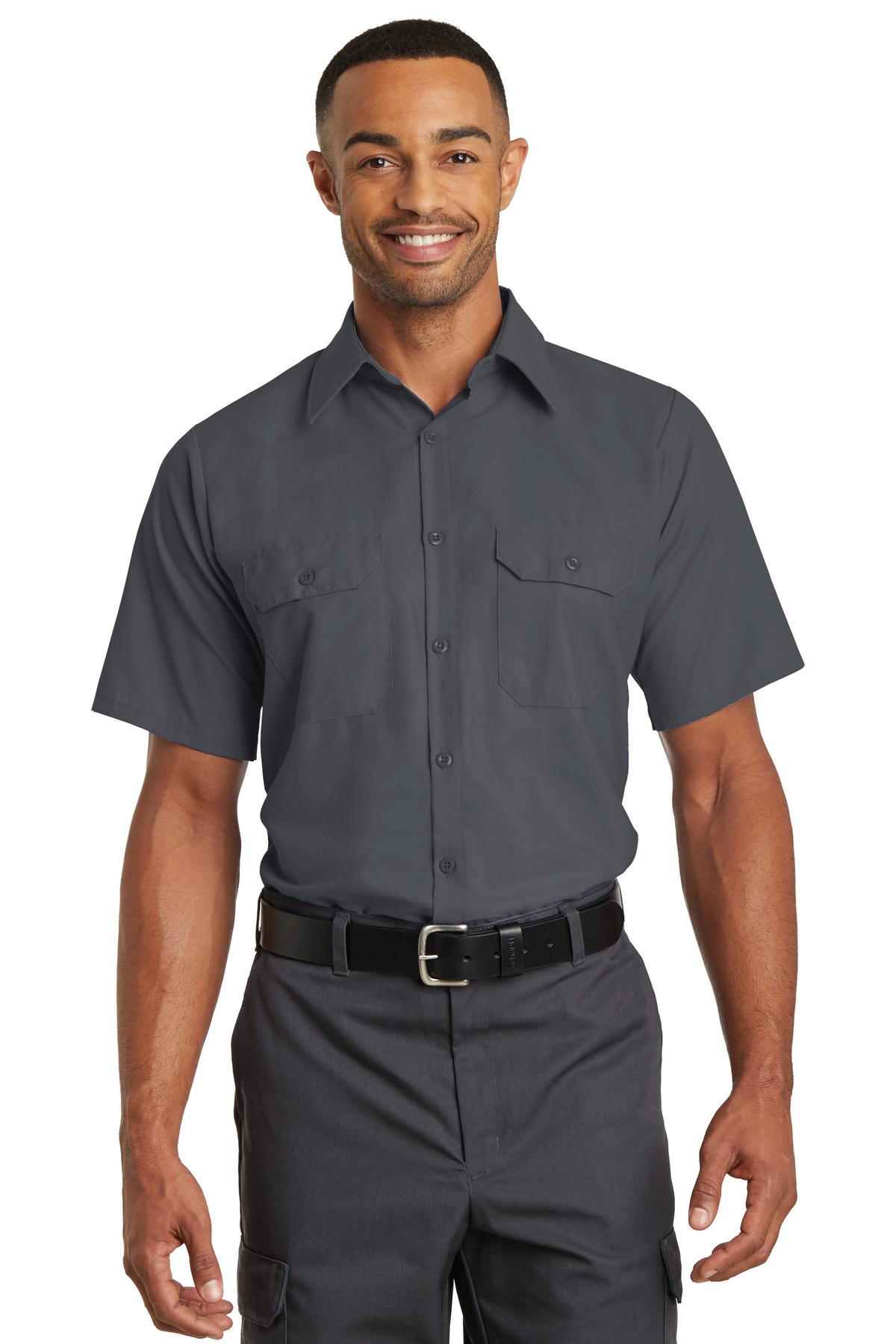Red Kap Short Sleeve Solid Ripstop Shirt SY60