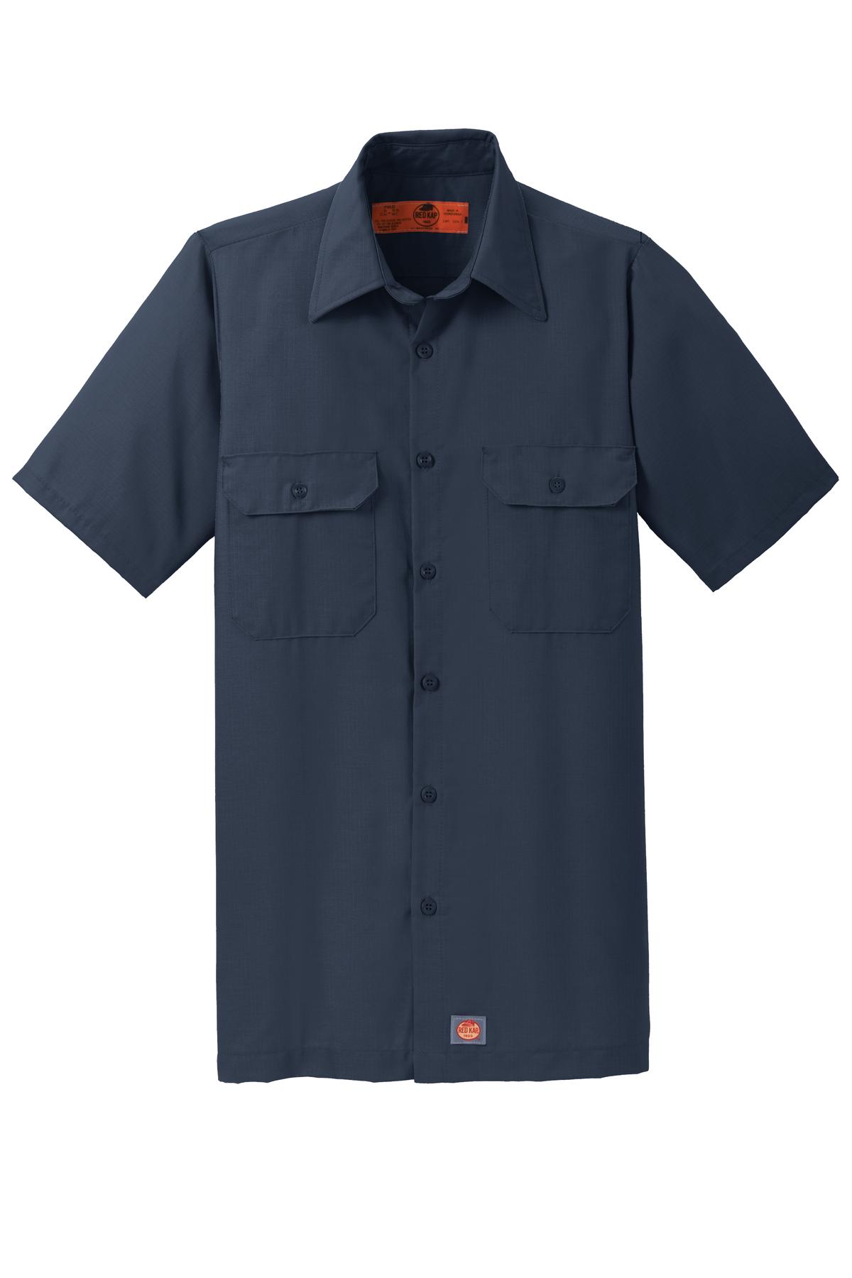 Red Kap Short Sleeve Solid Ripstop Shirt SY60