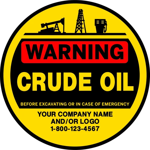 Custom Warning Crude Oil